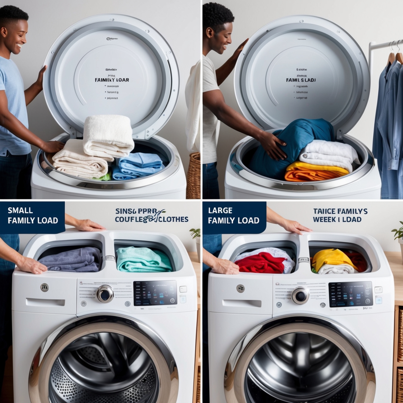 Felültöltős mosógép kapacitás teszt - dob mérete és töltősúly